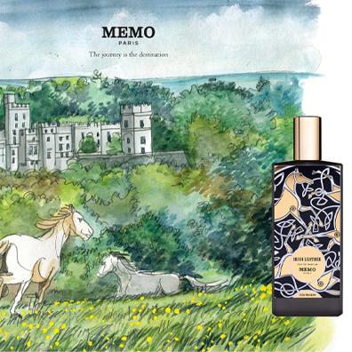 香水(ユニセックス) Memo Paris Irish Leather 75ml aaa Memo Paris Irish Leather: Windy Juniper & Green Mate Absolute